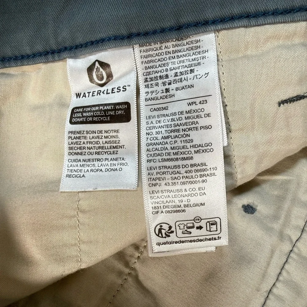 Levi's XX Chino Standard Taper Pants Men's Size 36x29 Gray Medium Wash